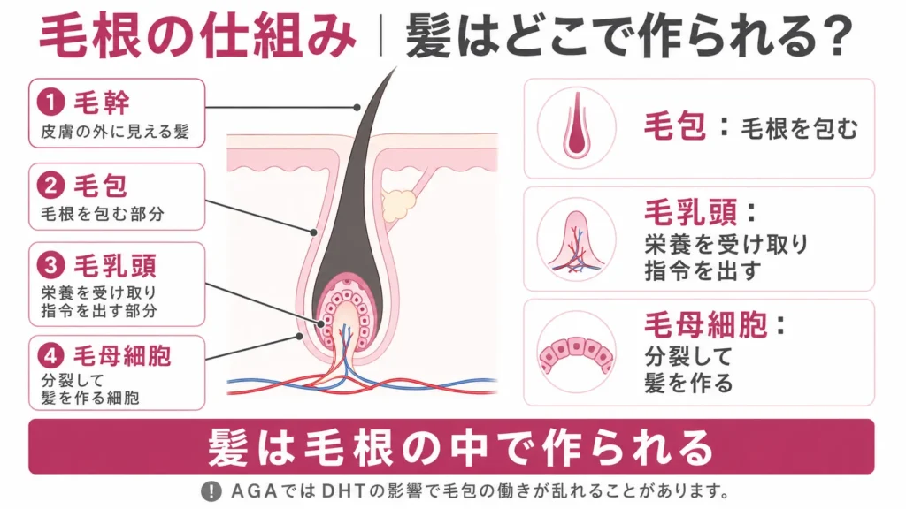 毛根の仕組み