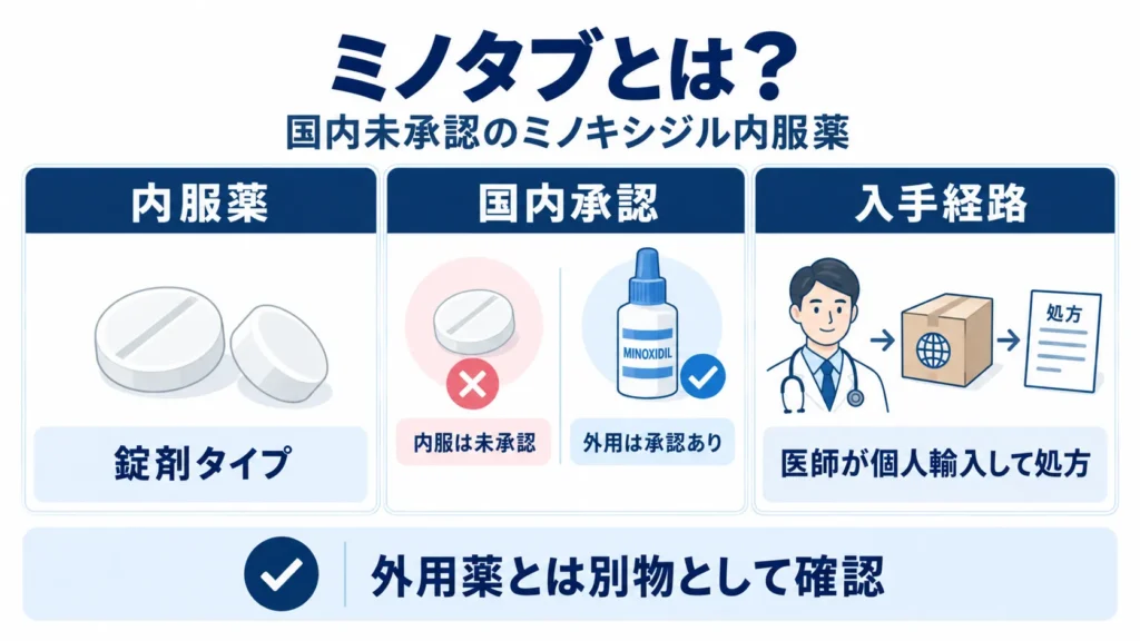 ミノタブ(ミノキシジルタブレット)とは